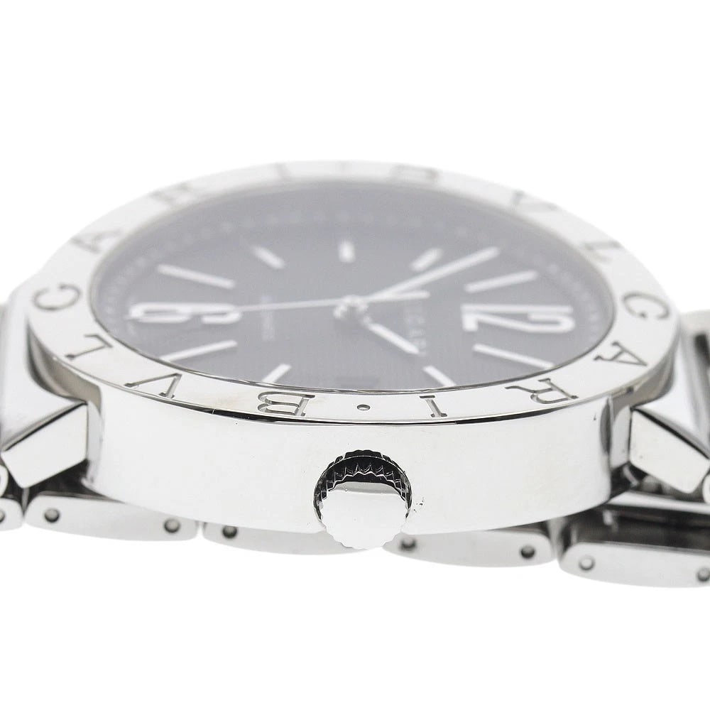BVLGARI DATE BLACK AUTOMATIC WATCH - 3
