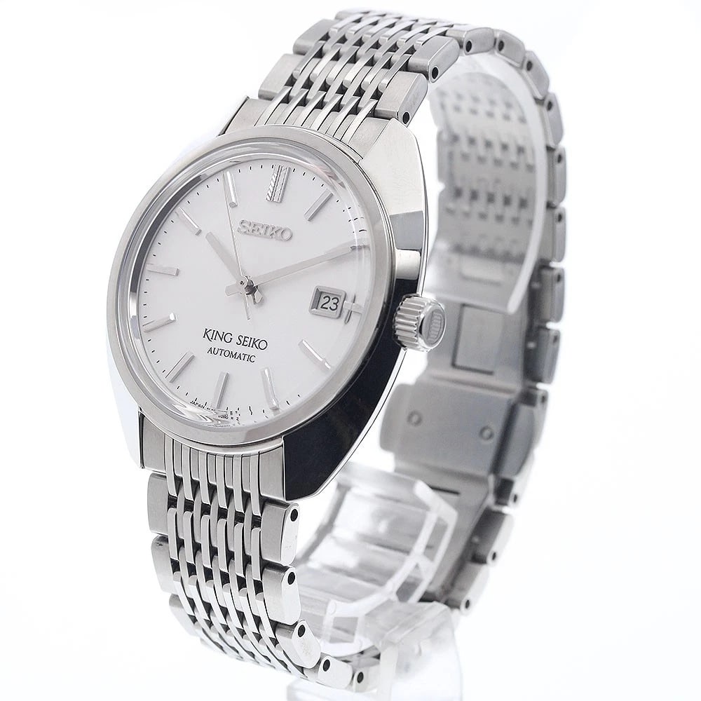 SEIKO KING DATE SILVER AUTOMATIC WATCH - 2