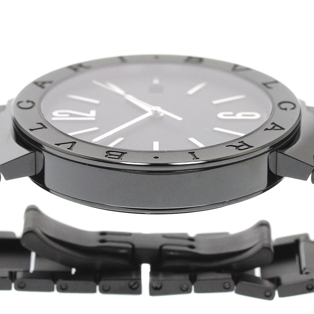BVLGARI DATE BLACK AUTOMATIC WATCH - 5