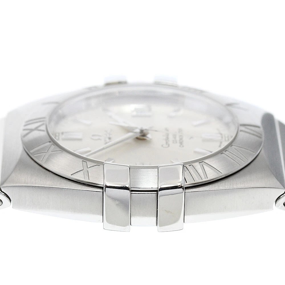 OMEGA CONSTELLATION DATE SILVER AUTOMATIC WATCH - 5
