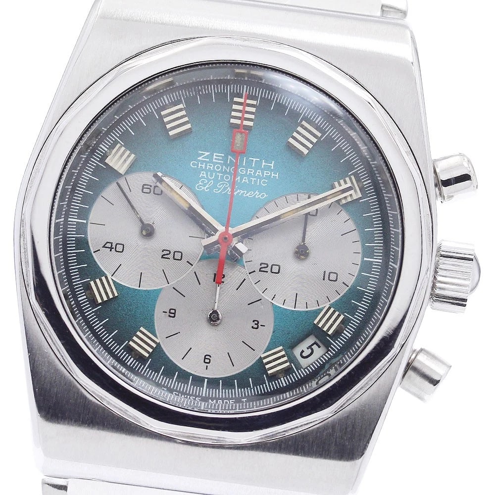 ZENITH DEFY EL CHRONOGRAPH BLUE AUTOMATIC WATCH: ZENITH Defy El Chronograph Blue Automatic Watch Brand: ZENITH Type/Style: Wristwatch Material: Band Material Stainless Steel, Case Material Stainless Steel Color: Case Color Silver Band Color Silver