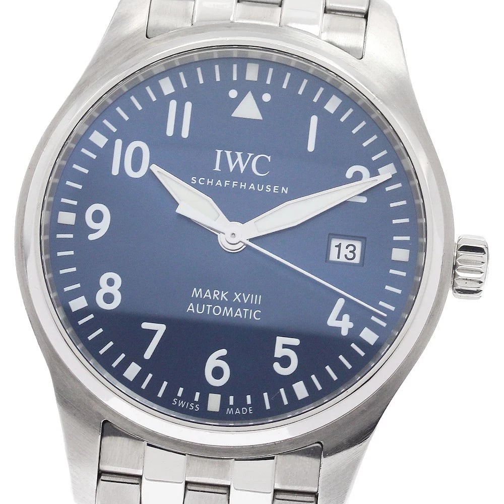 IWC SCHAFFHAUSEN DATE AUTOMATIC WATCH: IWC SCHAFFHAUSEN Date Automatic Watch Brand: IWC SCHAFFHAUSEN Type/Style: Wristwatch Material: Band Material Stainless Steel, Case Material Stainless Steel Color: Case Color Silver Band Color Silver D