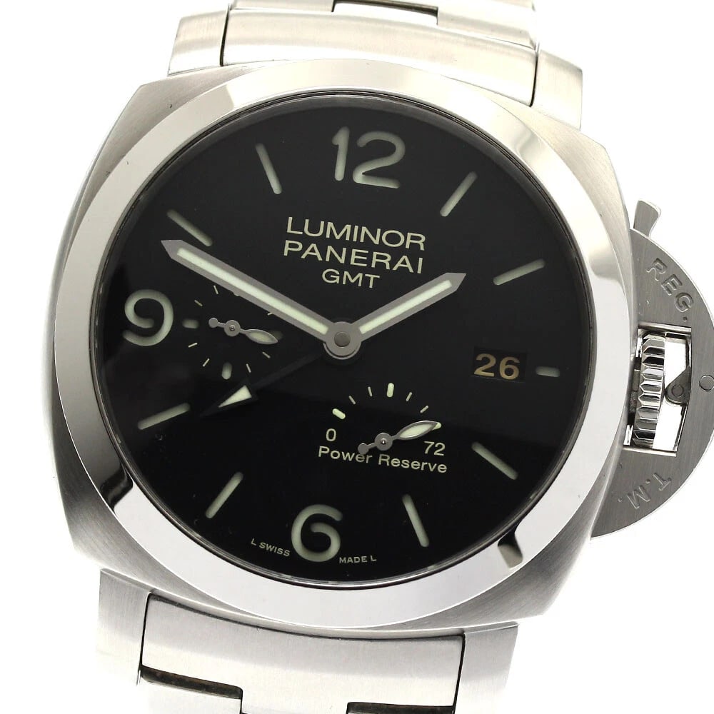 PANERAI LUMINOR POWER RESERVE AUTOMATIC WATCH: PANERAI Luminor Power Reserve Automatic Watch Brand: PANERAI Type/Style: Wristwatch Material: Band Material Stainless Steel, Case Material Stainless Steel Color: Case Color Silver Band Color Silver