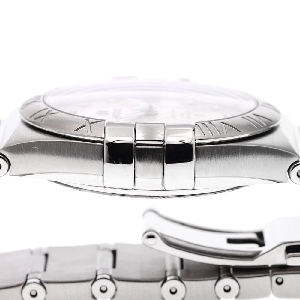 OMEGA CONSTELLATION SILVER AUTOMATIC WATCH - 4