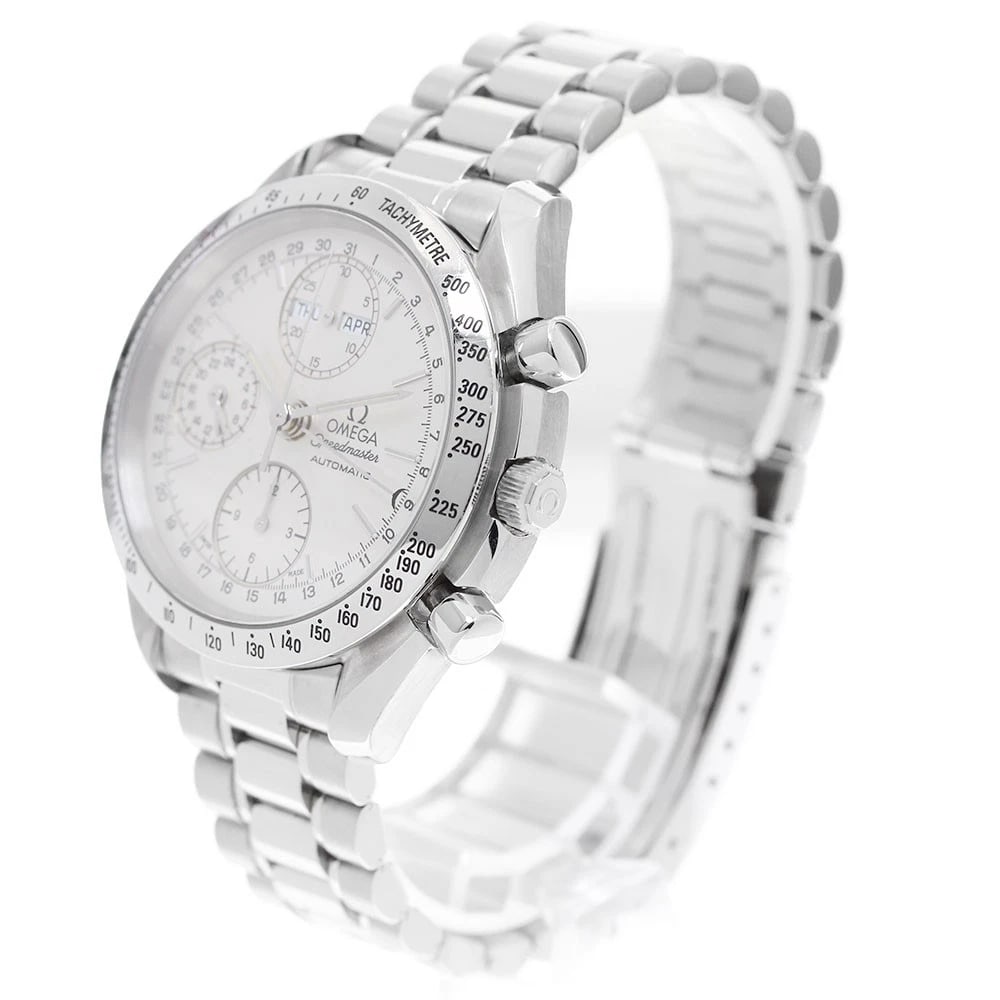 OMEGA SPEEDMASTER SILVER AUTOMATIC WATCH - 2