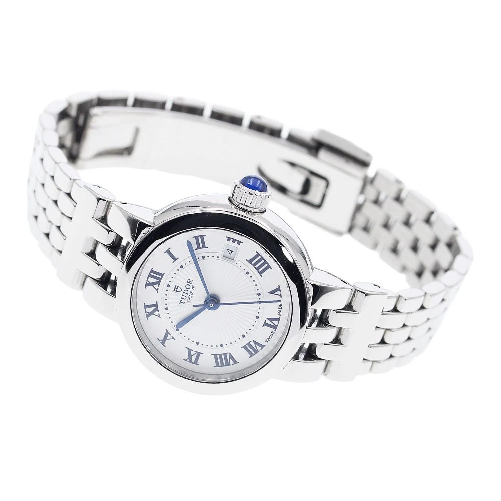 TUDOR DATE SILVER AUTOMATIC WATCH - 2
