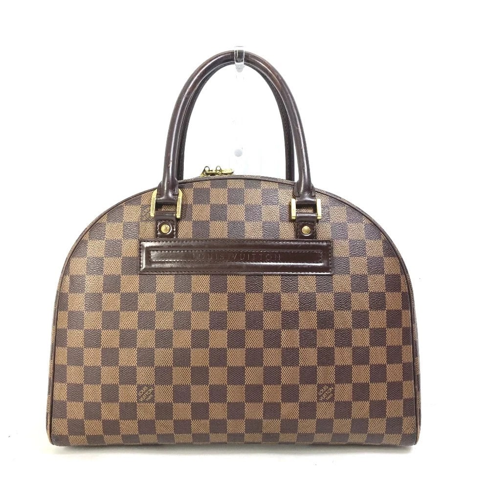 LOUIS VUITTON DAMIER SHOULDER BAG NOLITA BAG: LOUIS VUITTON Damier Shoulder Bag Nolita Bag Brand: LOUIS VUITTON Type/Style: Hand Bag Material: Damier Canvas Color: Ebene / Brown Size: W13.4?H9.8?D5.5inch / W34cm?H25cm?D14cm Accessories: None