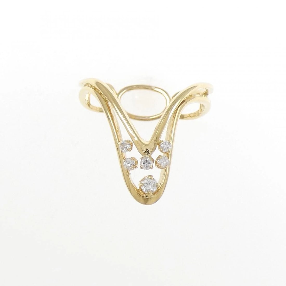 MIKIMOTO DIAMOND RING - 2