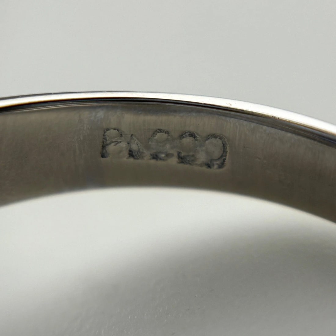 SAPPHIRE DESIGN RING PLATINUM - 4