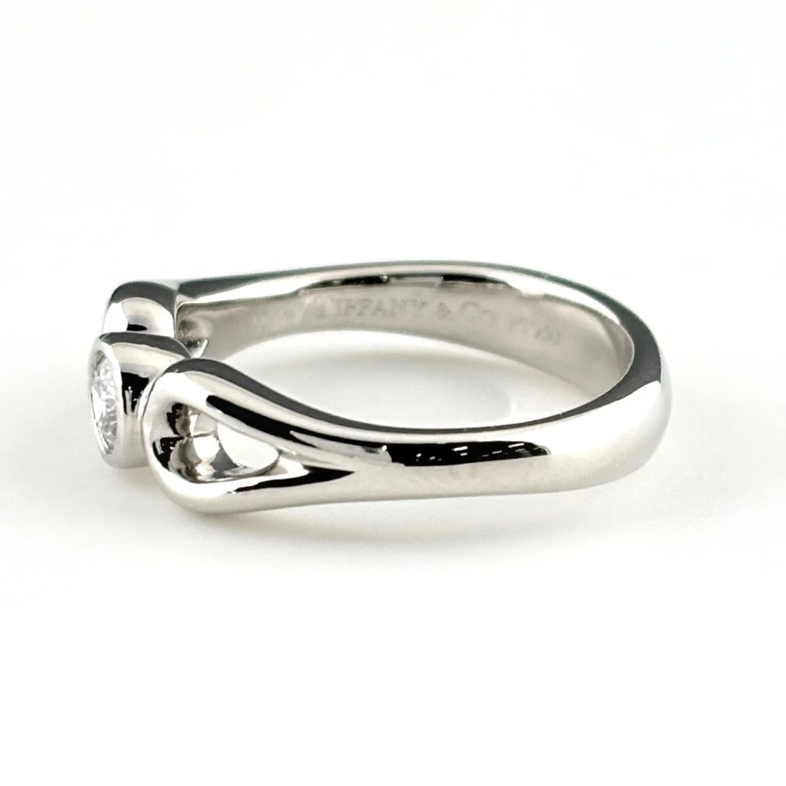 TIFFANY&CO. DIAMOND RING PLATINUM (1 of 4)