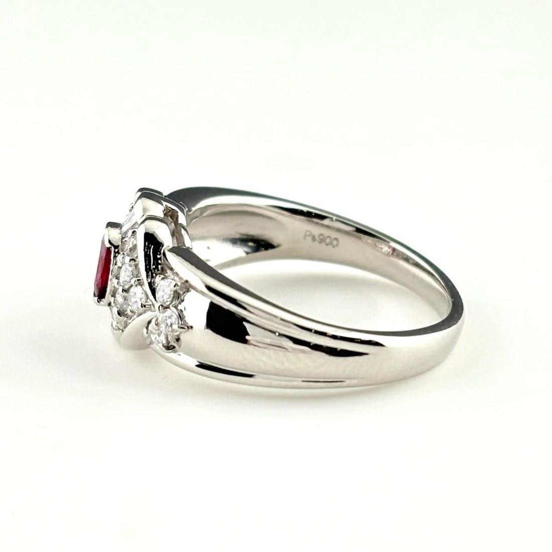 RUBY DESIGN RING PLATINUM - 4