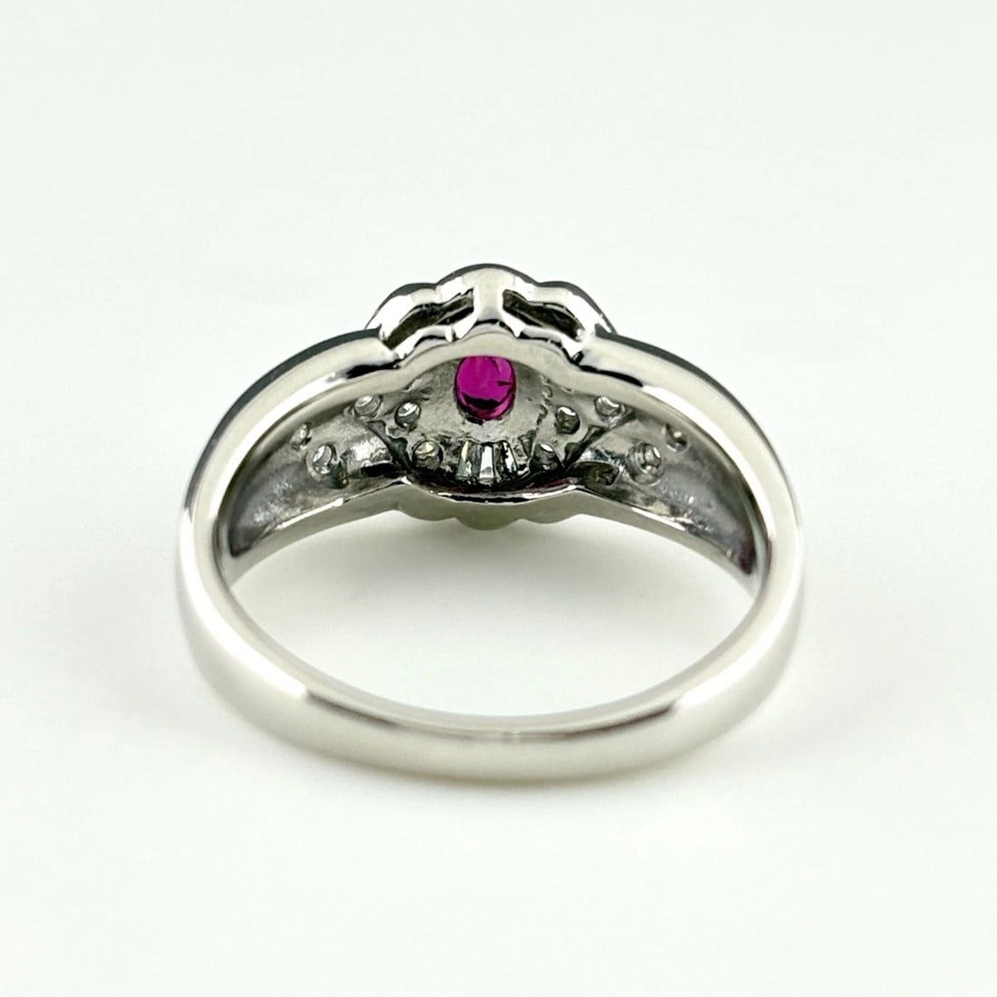 RUBY DESIGN RING PLATINUM - 5