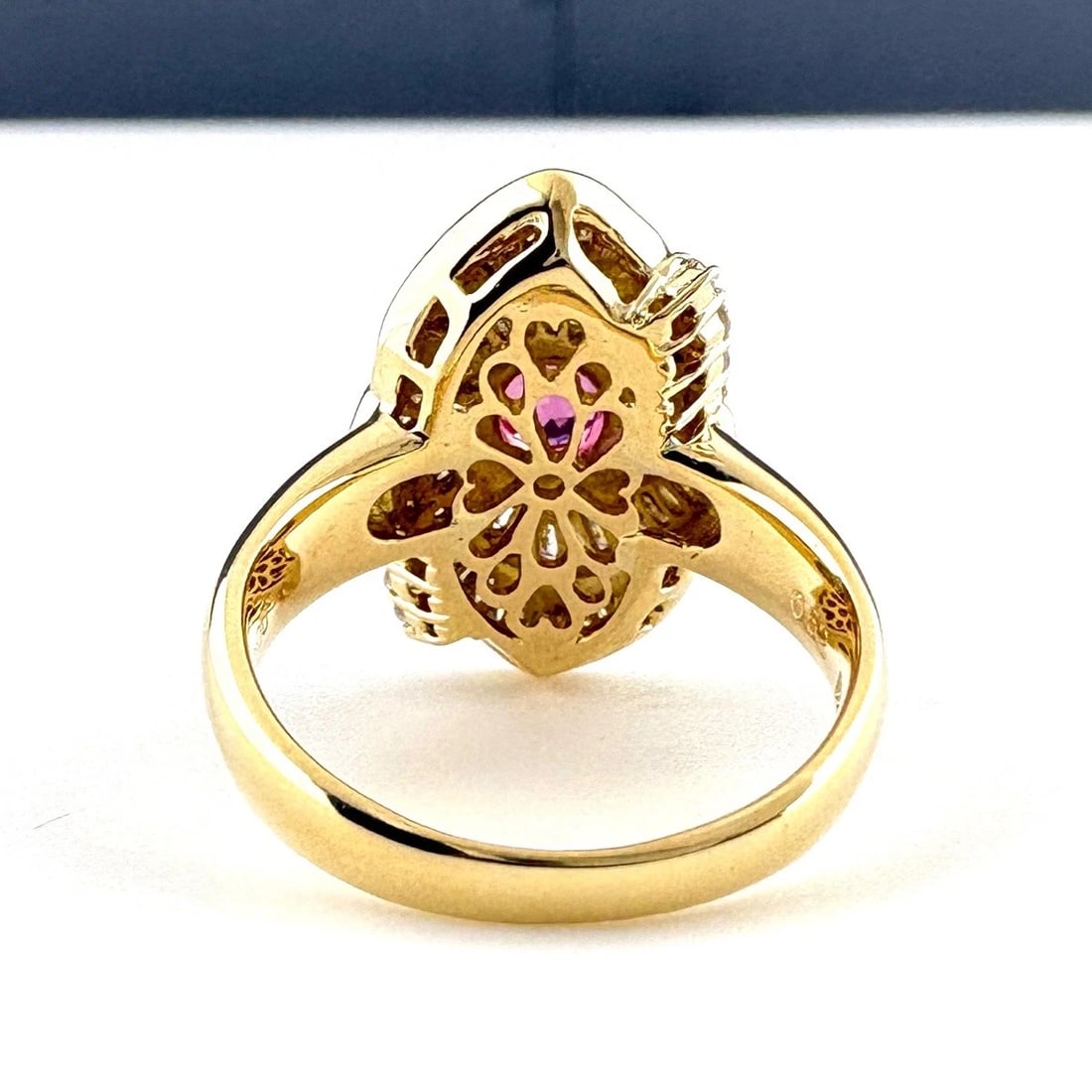 RUBY DESIGN RING YG YELLOWGOLD - 4