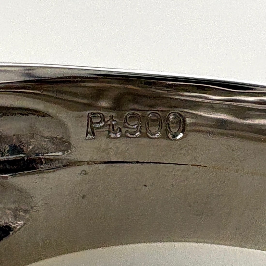 MELEE DIAMOND DESIGN RING PLATINUM RING - 3