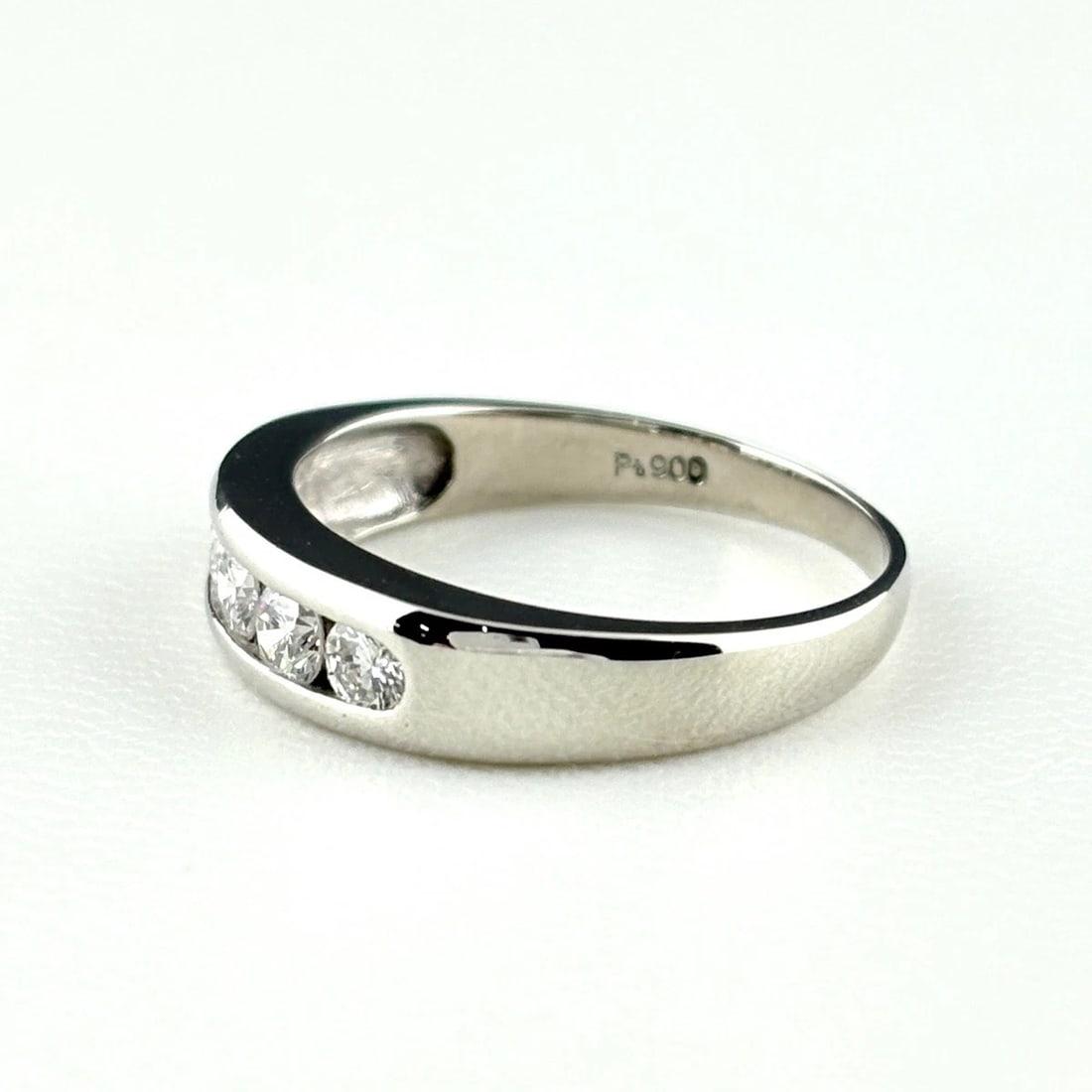 MELEE DIAMOND DESIGN RING PLATINUM - 3