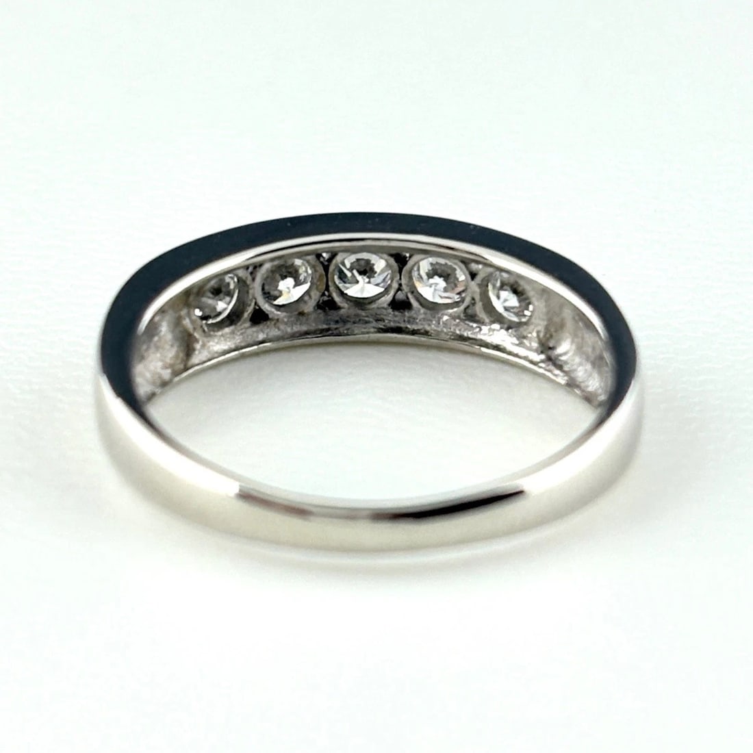 MELEE DIAMOND DESIGN RING PLATINUM - 4