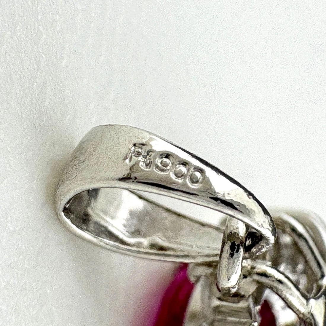 RUBY DESIGN PENDANT HEAD PLATINUM - 3