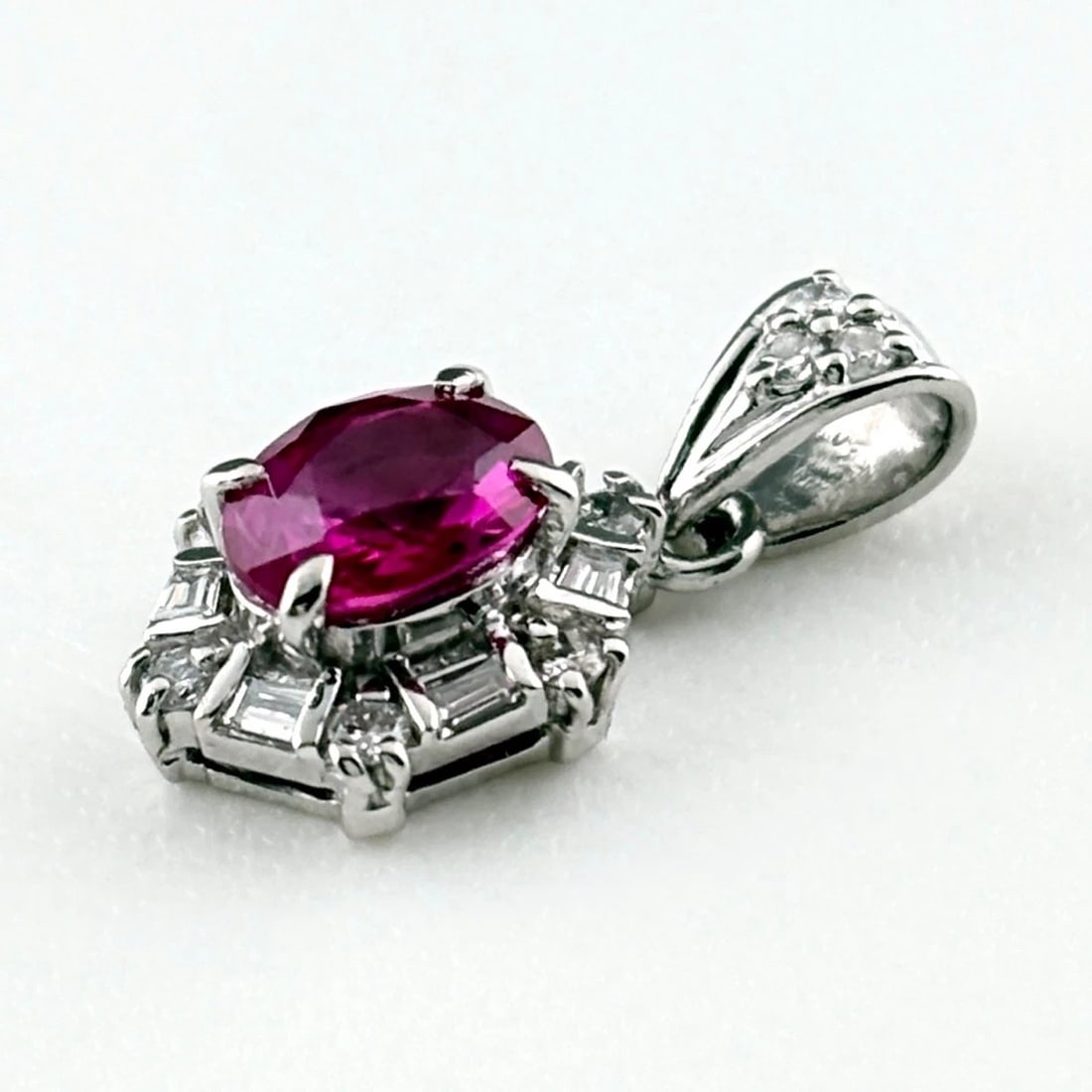 RUBY DESIGN PENDANT HEAD PLATINUM - 3