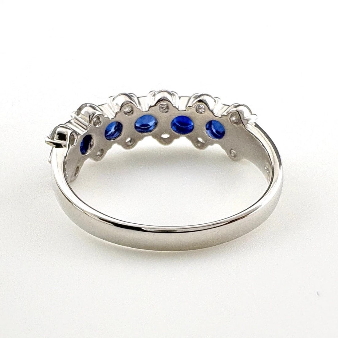 SAPPHIRE DESIGN RING PLATINUM - 3