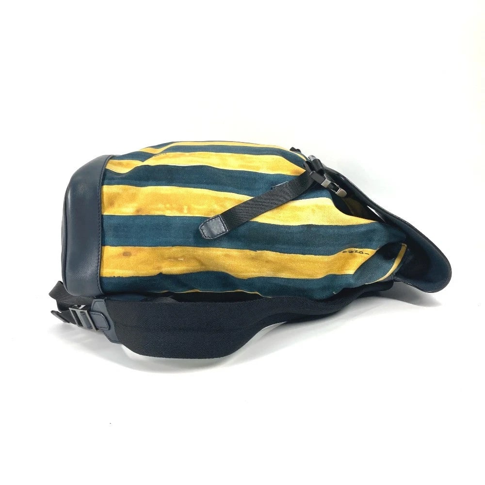 FENDI OPTICAL STRIPE BACKPACK BAG - 5