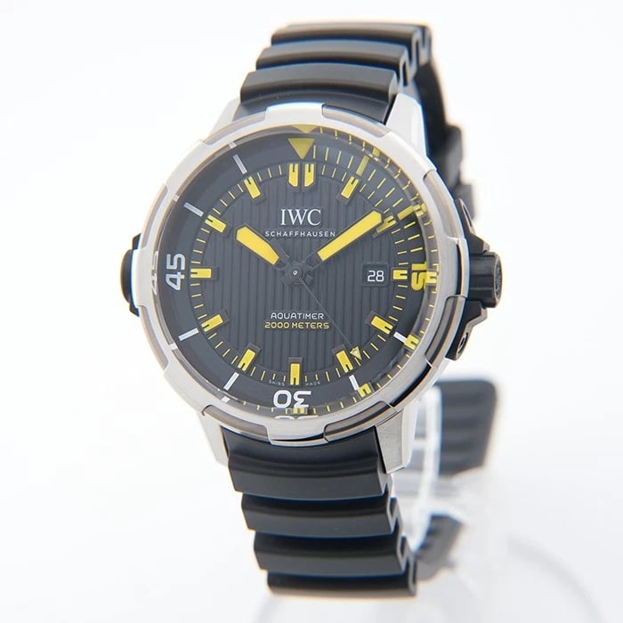 IWC AQUATIMER AUTOMATIC BLACK WATCH - 2