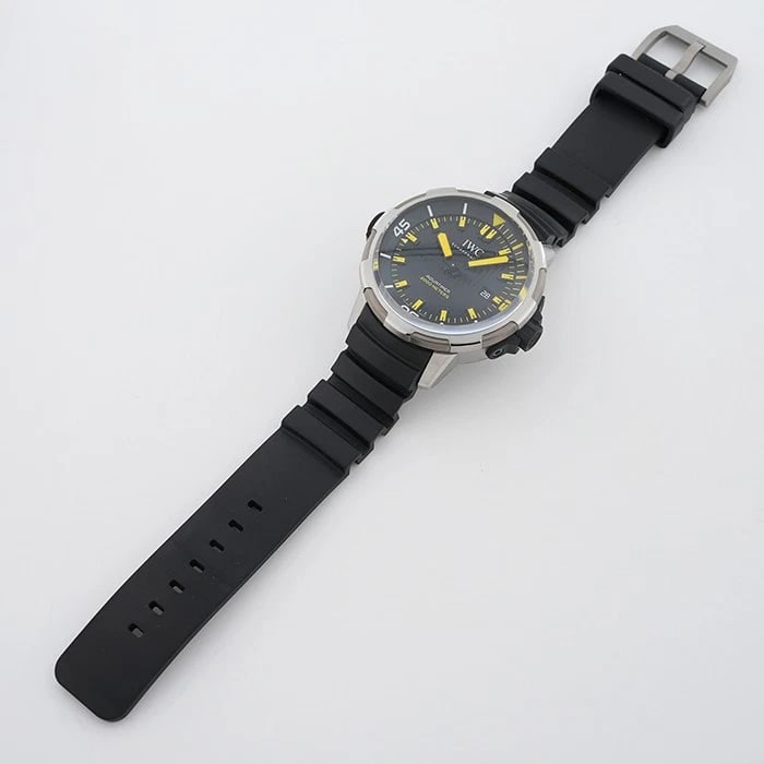 IWC AQUATIMER AUTOMATIC BLACK WATCH - 3