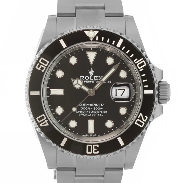 ROLEX SUBMARINER DATE STAINLESS STEEL WATCH: ROLEX Submariner Date Stainless Steel Watch Brand: ROLEX Type/Style: Wristwatch Material: Band Material Stainless Steel, Case Material Stainless Steel Color: Band Color Silver, Dial Color Black, Case 