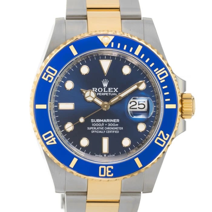 ROLEX SUBMARINER DATE STAINLESS STEEL WATCH: ROLEX Submariner Date Stainless Steel Watch Brand: Rolex Type/Style: Wristwatch Material: Band Material Stainless Steel, Yellow Gold, Case Material Stainless Steel Color: Band Color Gold, Silver, Dial