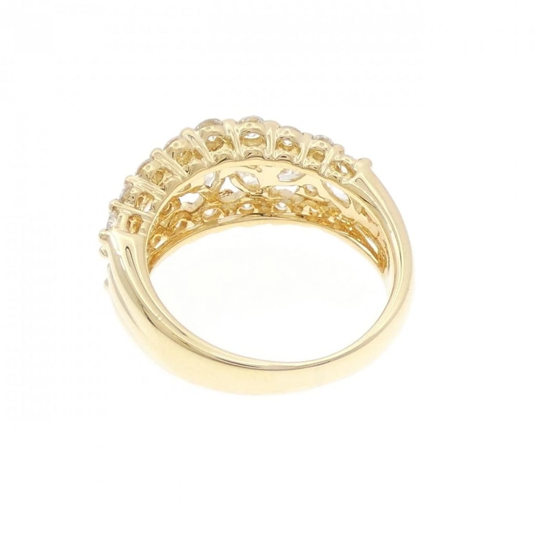 K18YG DIAMOND RING - 3