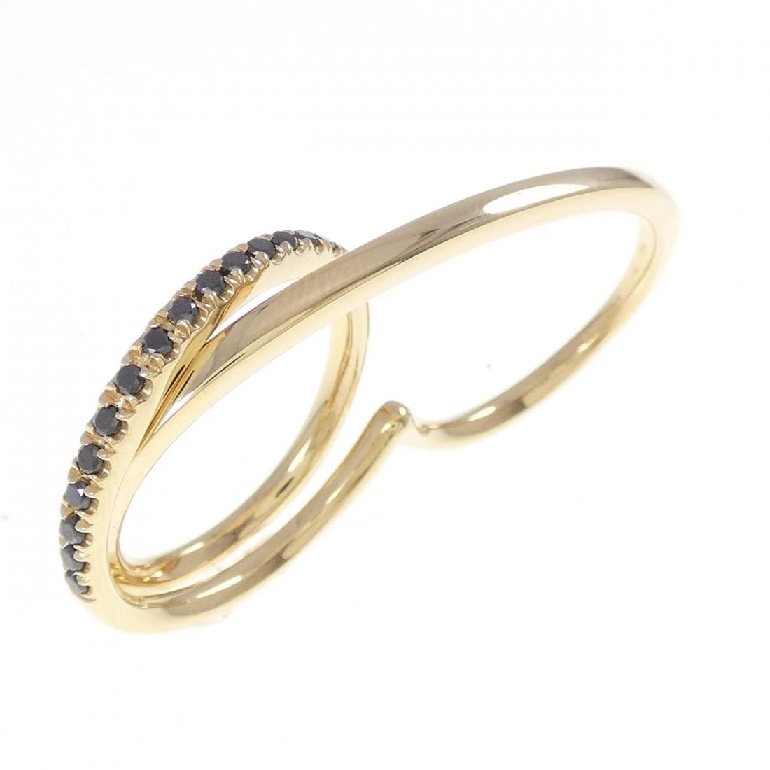 750YG DIAMOND RING: 750YG diamond ring Brand: Unbranded Type/Style: Diamond Ring Material: 750YG, Color: Yellow Gold Size: US 6 1/4 Accessories: None Accessories Notice: When purchasing pre-owned goods, please refer to