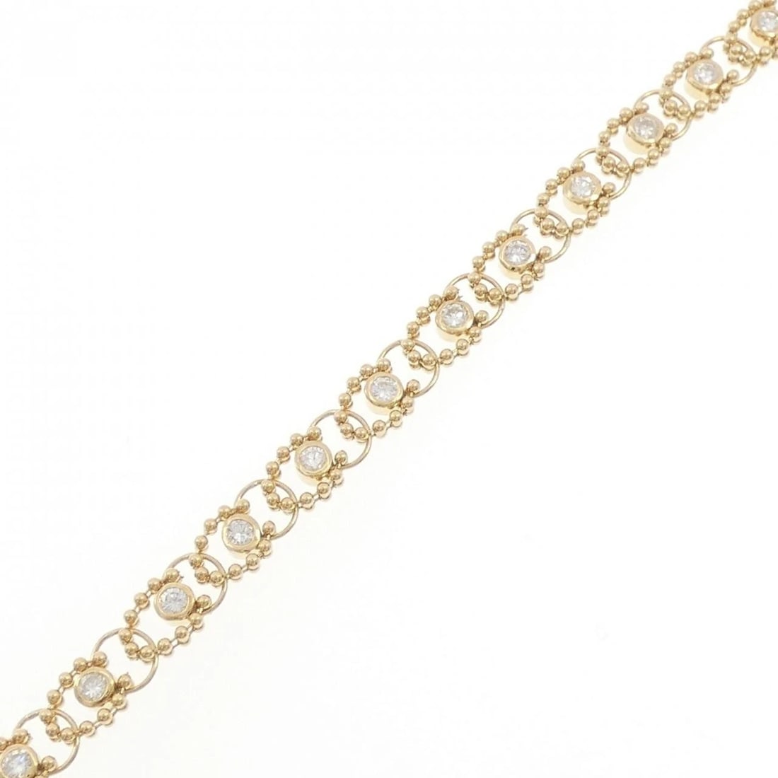 K18YG DIAMOND BRACELET (1 of 3)