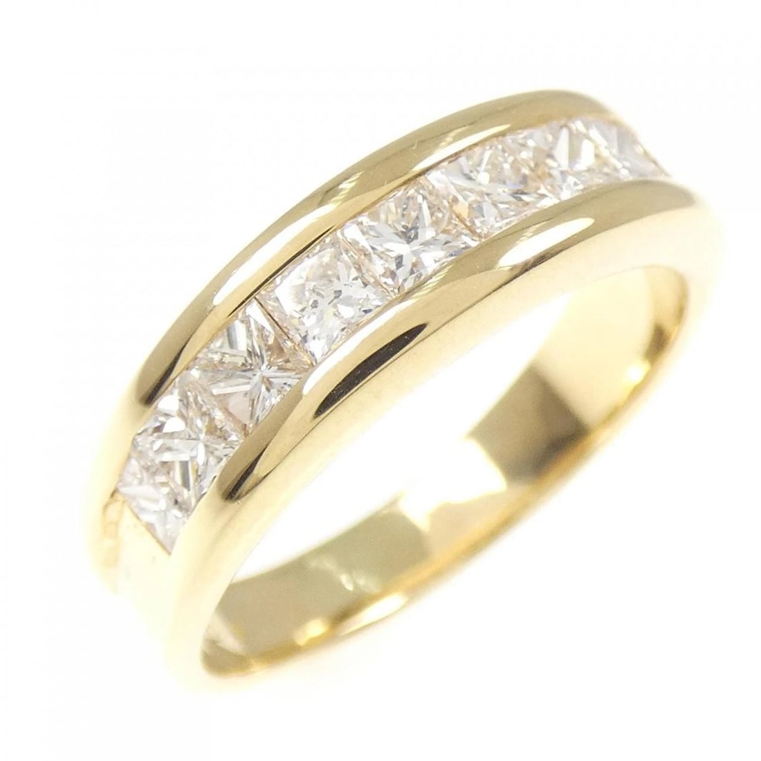 K18YG DIAMOND RING: K18YG Diamond Ring Brand: Unbranded Type/Style: Diamond Ring Material: 18K Yellow Gold, Main Stone Natural Color: Yellow Gold Size: US 7 Accessories: None Accessories Notice: When purchasing