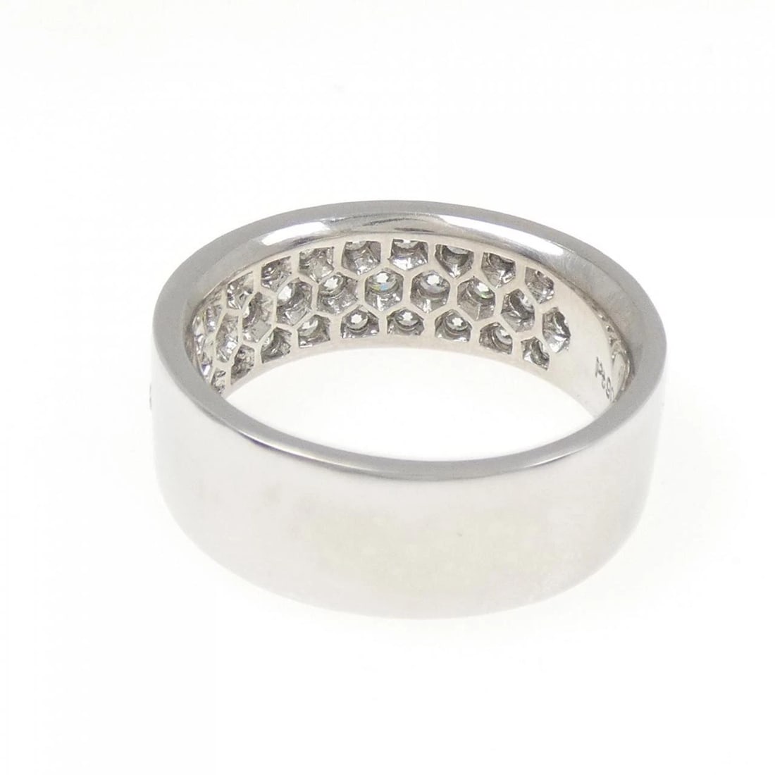 PT900 PAVE DIAMOND RING - 2