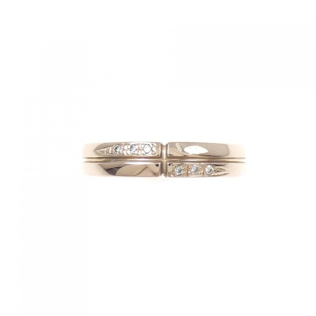 K18PG DIAMOND RING - 2