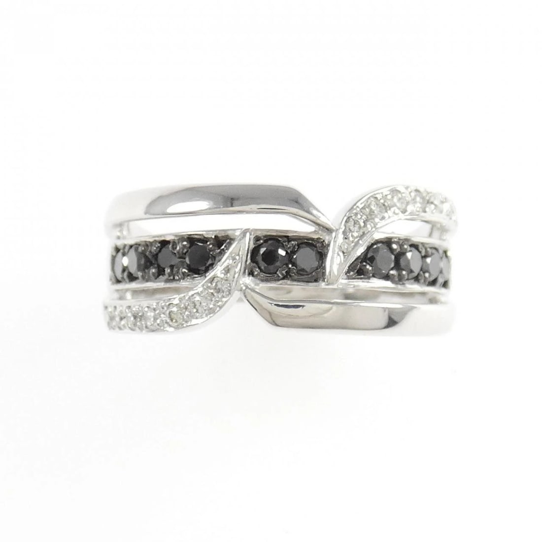 K18WG/K18BG DIAMOND RING - 2