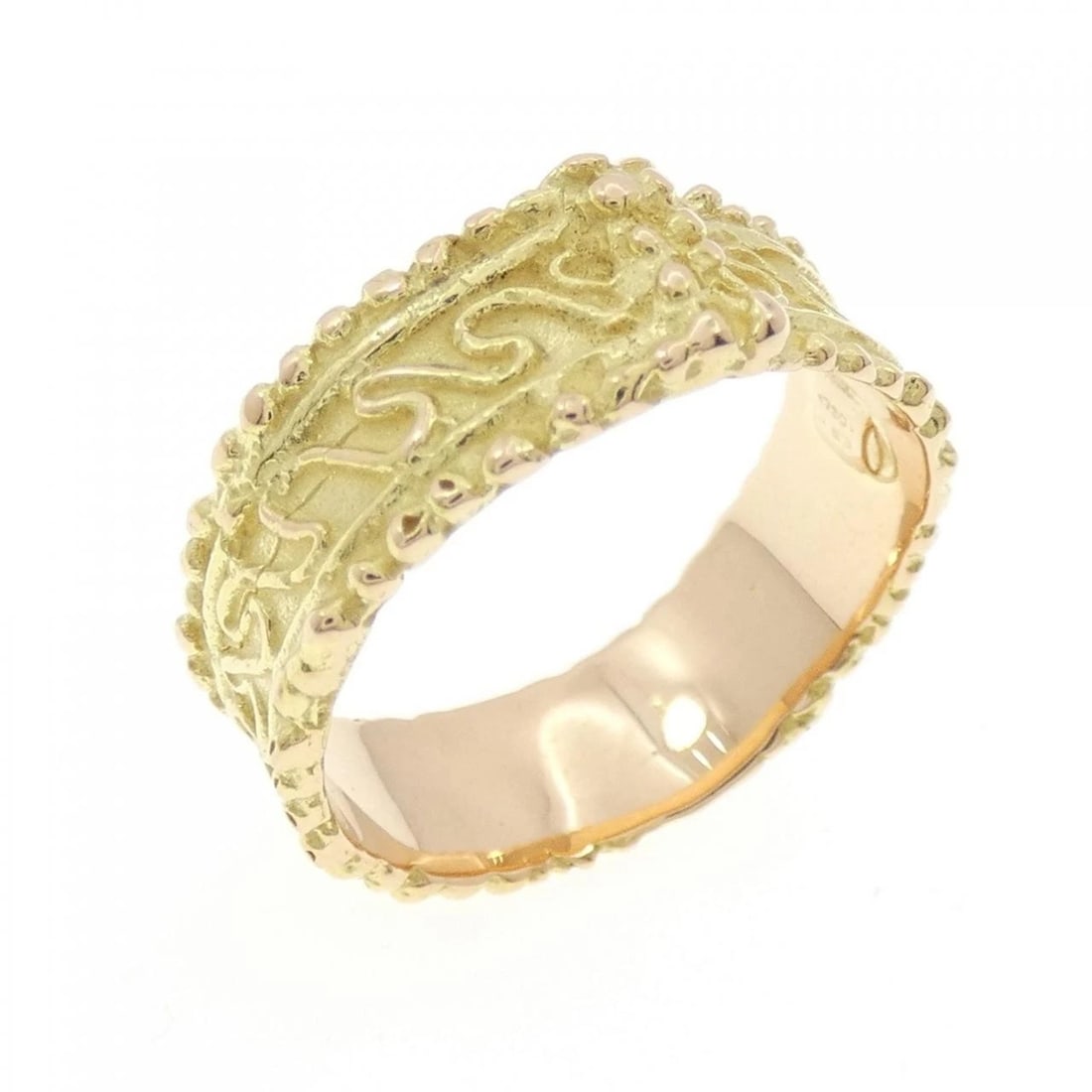 750YG/750PG RING: 750YG/750PG Ring Brand: Unbranded Type/Style: ring Material: 750YG/750PG, Color: YG,PG Size: US 5 1/4 Accessories: None Accessories Notice: When purchasing pre-owned goods, please refer to the photos