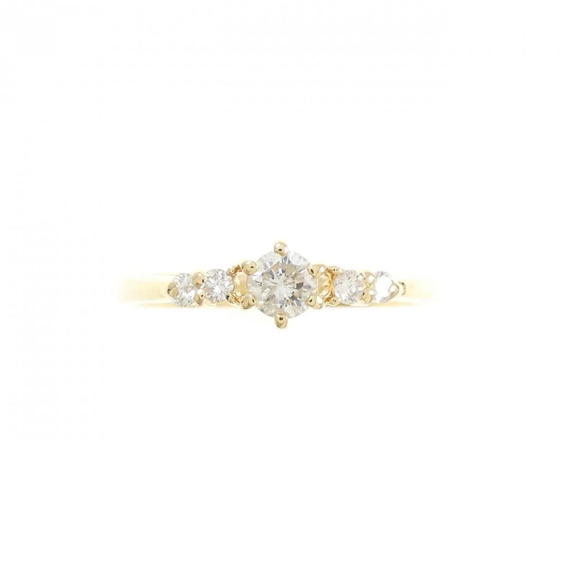 K18YG DIAMOND RING - 2