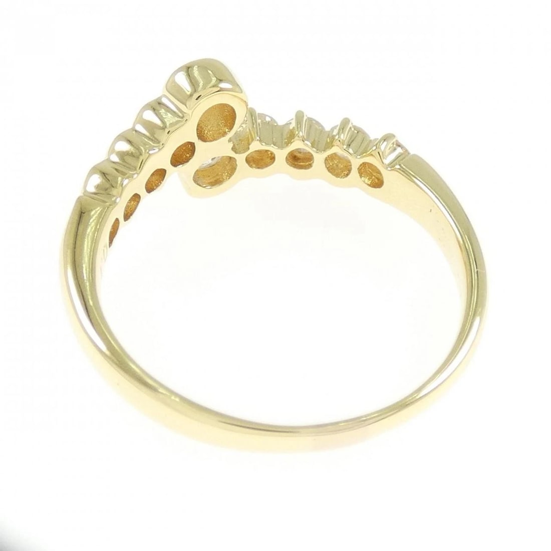 K18YG DIAMOND RING - 3
