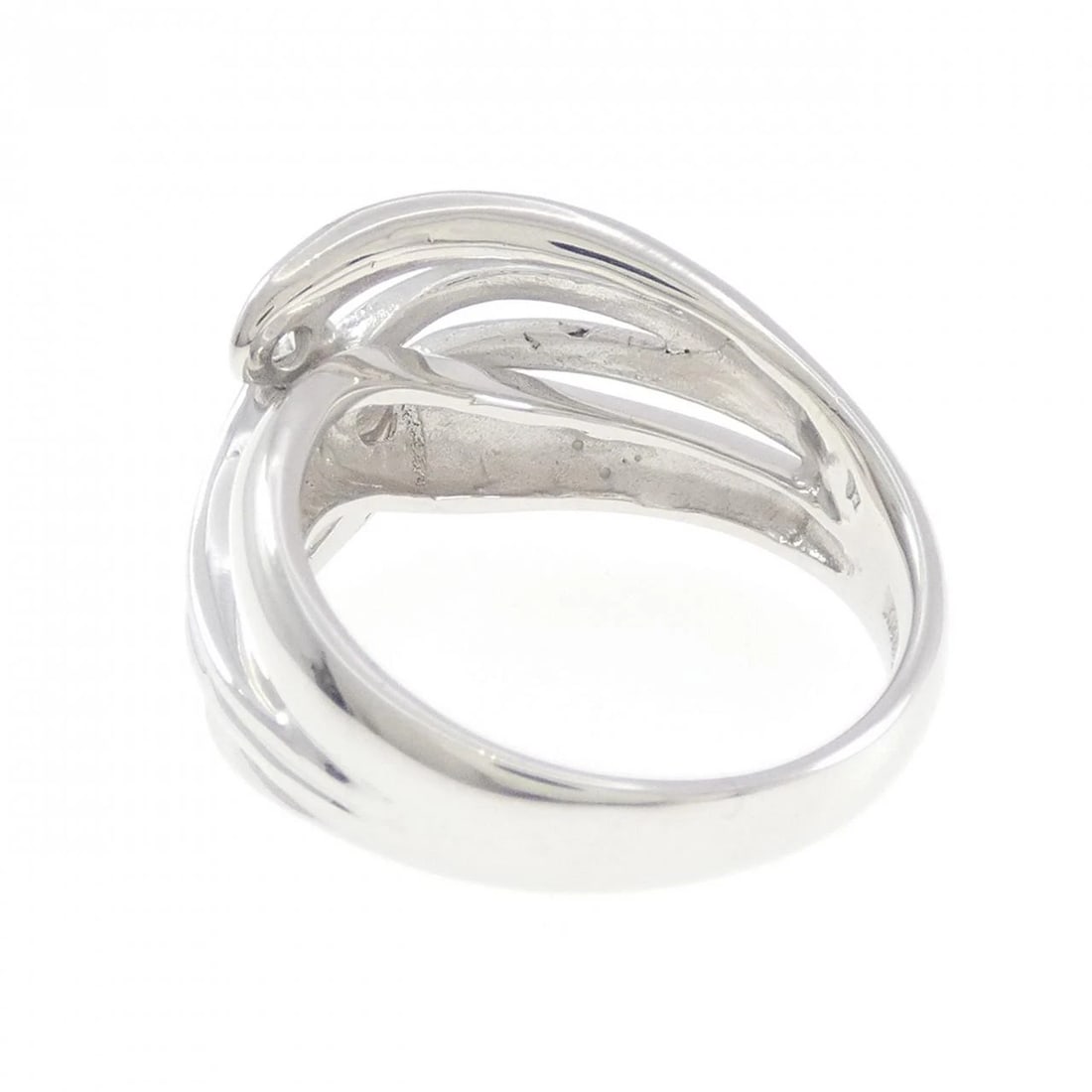 K18WG DIAMOND RING - 2