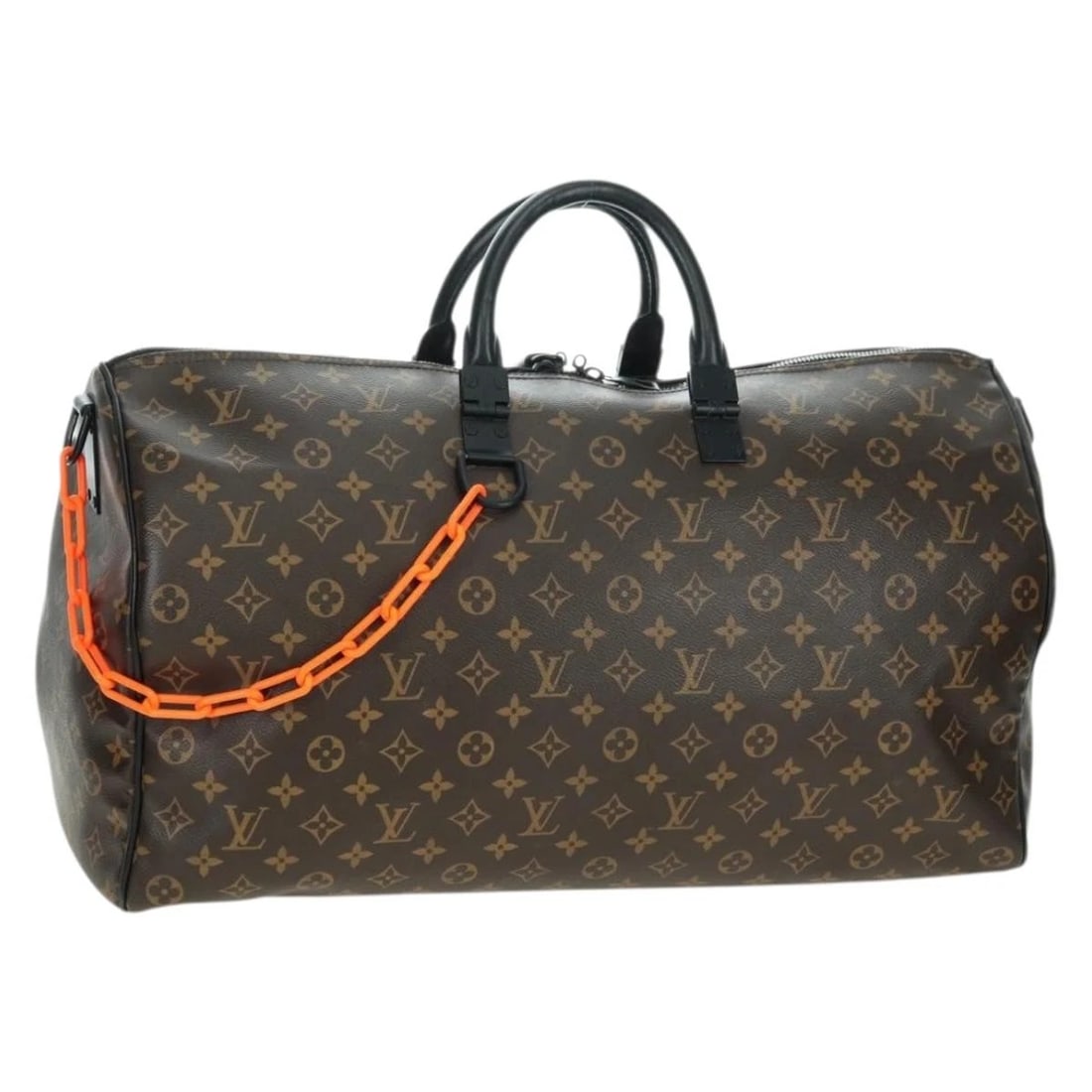 LOUIS VUITTON MONOGRAM VIRGIL ABLOH KEEPALL BAND 50 BAG (1 of 3)