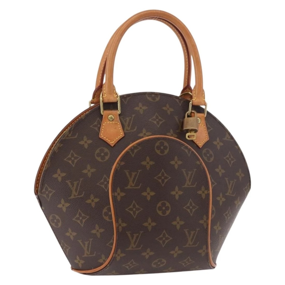 LOUIS VUITTON MONOGRAM ELLIPSE PM HAND BAG: LOUIS VUITTON Monogram Ellipse PM Hand Bag Brand: LOUIS VUITTON Type/Style: Hand Bag Material: Monogram Canvas Color: Monogram Size: Size(Inch) W12.2 x H9.8 x D5.5inch(Approx) Handle Drop:4.3inch(Appr