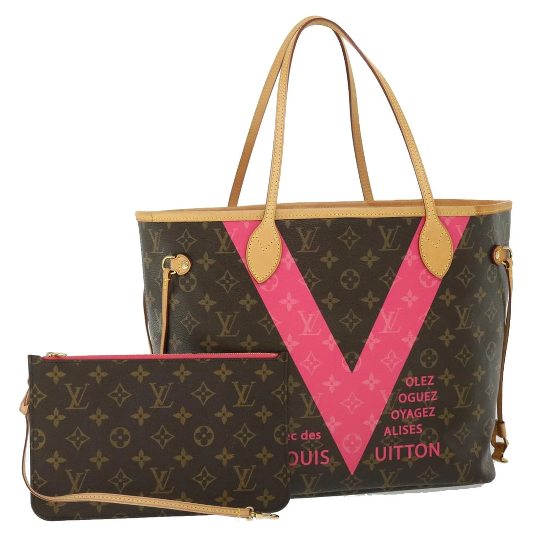 LOUIS VUITTON MONOGRAM NEVERFULL MM TOTE BAG GRENARD: LOUIS VUITTON Monogram Neverfull MM Tote Bag Grenard Brand: LOUIS VUITTON Type/Style: Tote Bag Material: Monogram Canvas Color: Monogram/Grenard Size: Size(Inch)W12.6 x H11.8 x D6.7inch(Approx) Handle