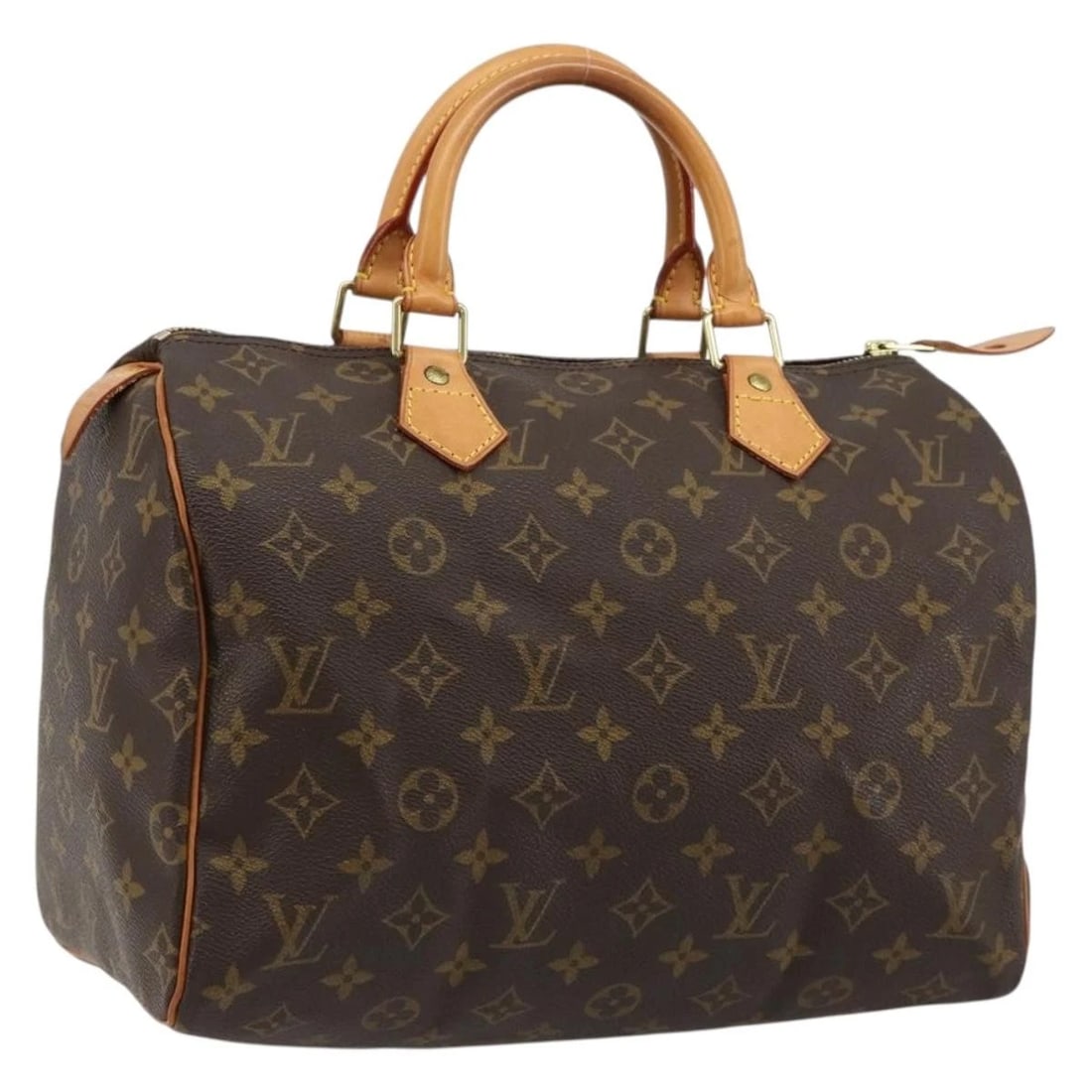 LOUIS VUITTON MONOGRAM SPEEDY 30 HAND BAG: LOUIS VUITTON Monogram Speedy 30 Hand Bag Brand: LOUIS VUITTON Type/Style: Hand Bag Material: Monogram Canvas Color: Monogram Size: Size(Inch)W11.8 x H8.3 x D6.7inch(Approx) Accessories: None