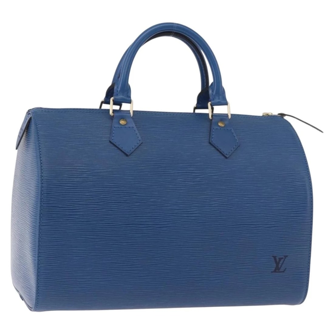 LOUIS VUITTON EPI SPEEDY 30 HAND BAG TOLEDO BLUE (1 of 6)