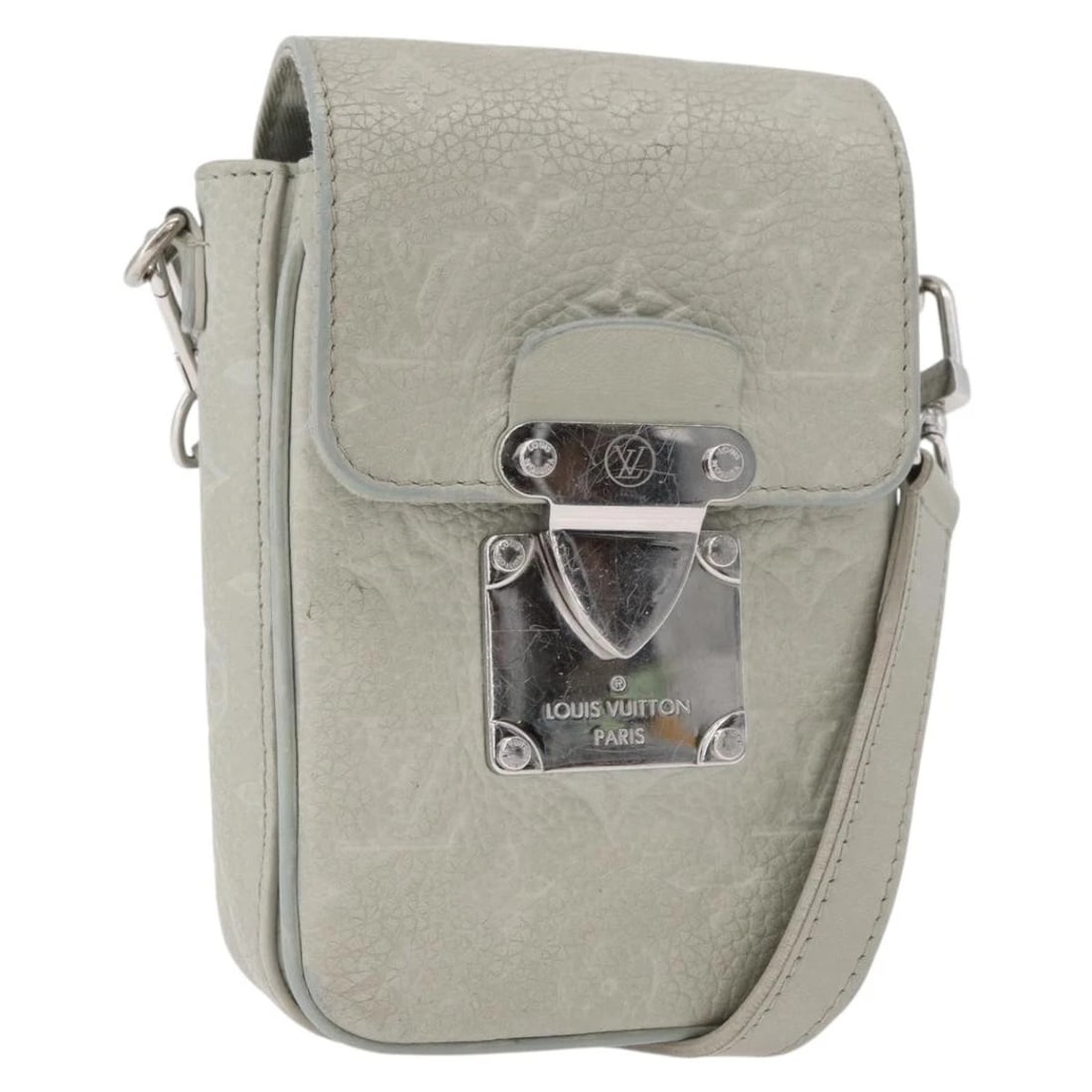 LOUIS VUITTON TAURILLON VERTICAL WEARABLE WALLET BAG GRAY: LOUIS VUITTON Taurillon Vertical Wearable Wallet Bag Gray Brand: LOUIS VUITTON Type/Style: Shoulder Bag Material: Monogram Canvas Color: Gray Size: Size(Inch)W4.7 x H6.3 x D5.9inch(Approx)