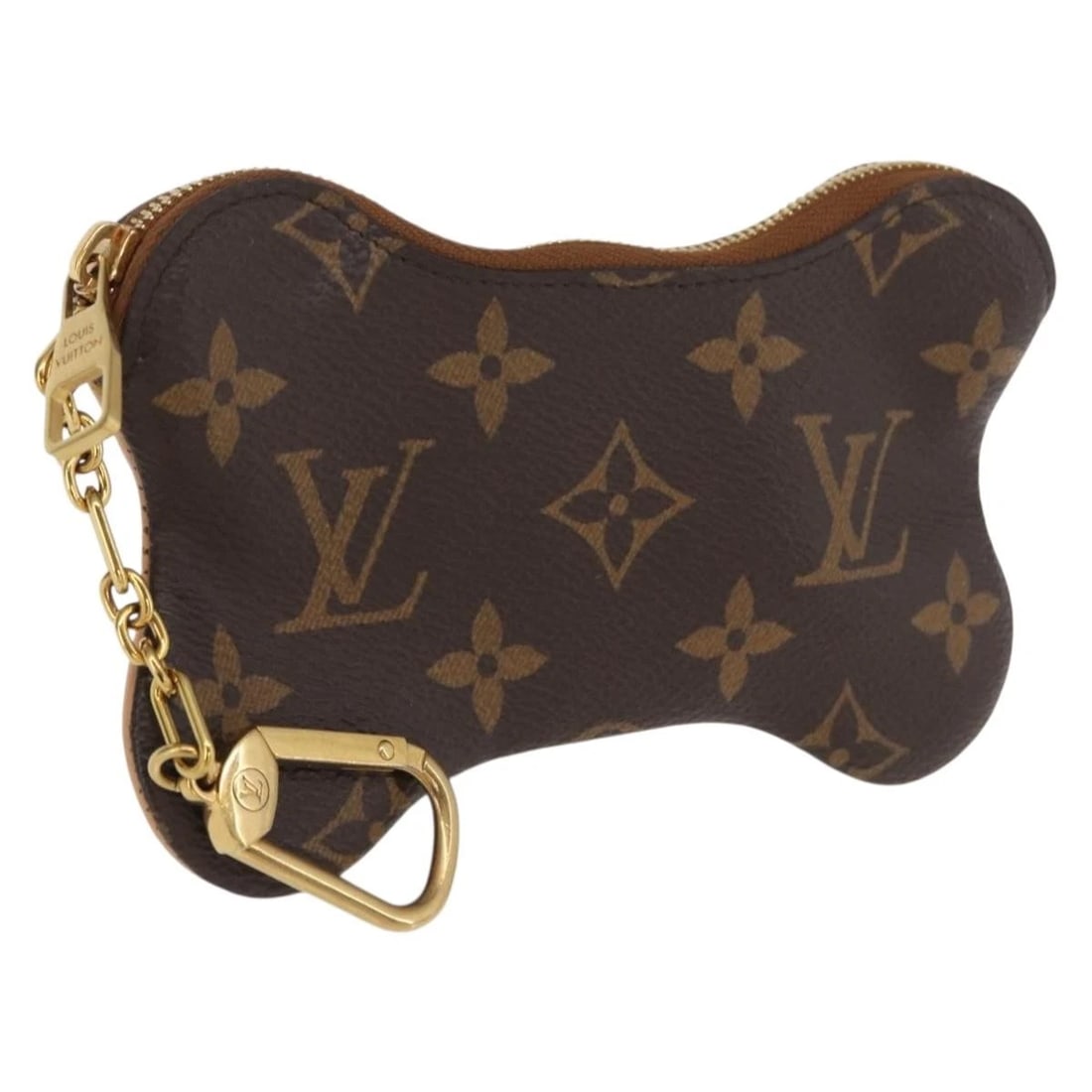 LOUIS VUITTON MONOGRAM BONE POUCH: LOUIS VUITTON Monogram Bone Pouch Brand: LOUIS VUITTON Type/Style: Pouch Material: Monogram Canvas Color: Monogram Size: Size(Inch)W5.5 x H3.5inch(Approx) Accessories: None Accessories Not
