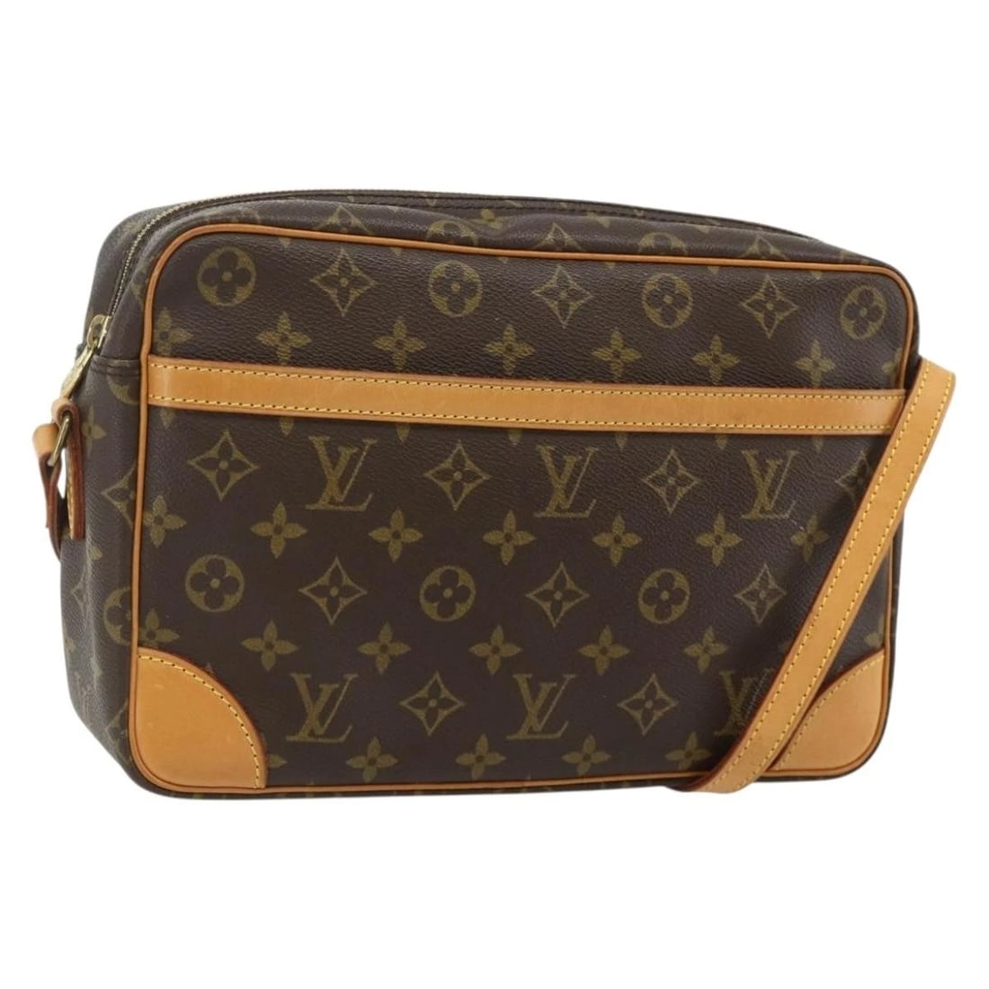 LOUIS VUITTON MONOGRAM TROCADERO 30 SHOULDER BAG: LOUIS VUITTON Monogram Trocadero 30 Shoulder Bag Brand: LOUIS VUITTON Type/Style: Shoulder Bag Material: Monogram Canvas Color: Monogram Size: Size(Inch) W11.8 x H7.5 x D3.1inch(Approx) Accessorie
