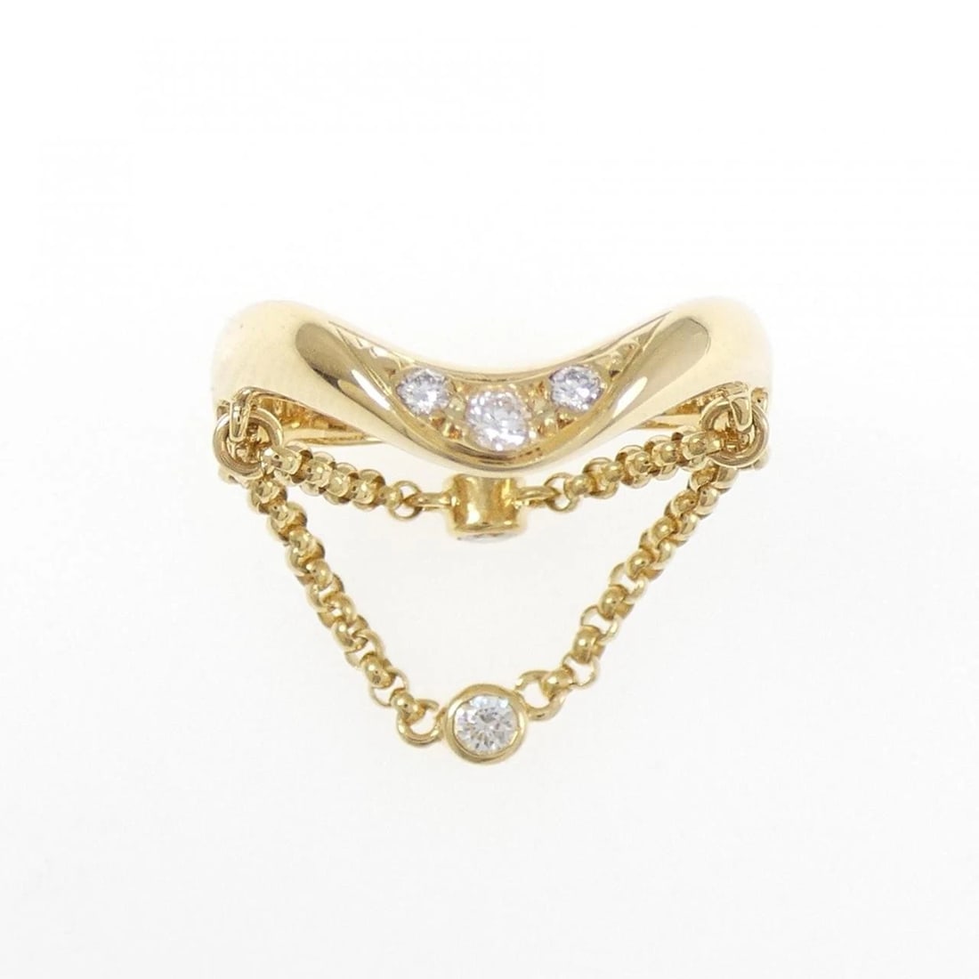 MIKIMOTO DIAMOND RING - 2