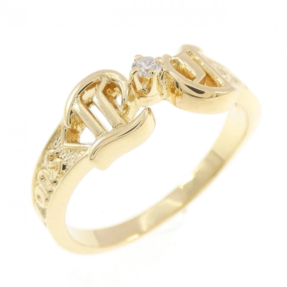 MIKIMOTO DIAMOND RING: Mikimoto Diamond Ring Brand: MIKIMOTO Type/Style: Mikimoto Ring Material: K18 yellow gold, Main Stone Natural Color: yellow gold Size: US 5 3/4 Accessories: None Accessories Notice: When purchasing