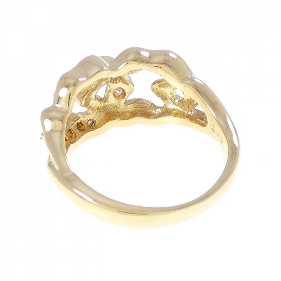 MIKIMOTO DIAMOND RING - 2